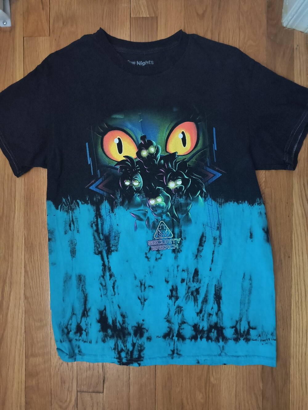 Hot Topic Five Nights at Freddys Security Breach FNAF Tie Dye